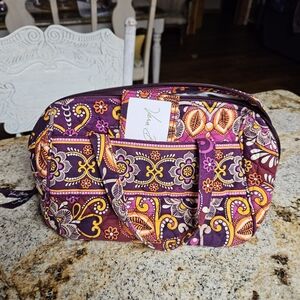 Vera Bradley Purple and Orange Women's Bag